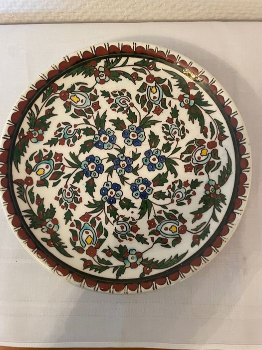 Talerz ścienny ceramika