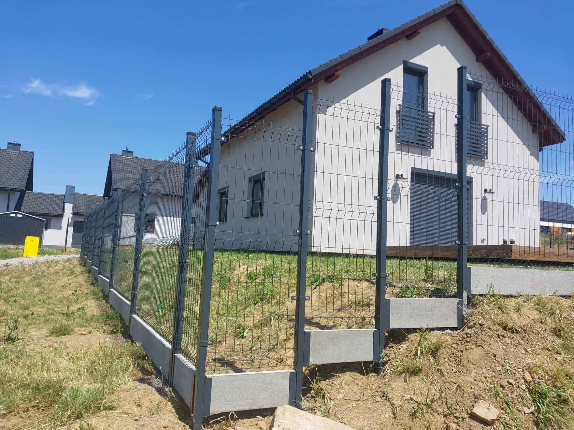OGRODZENIA PANELOWE Słupki 60 40 Panele ogrodzeniowe PŁOT PŁOTY 80 80