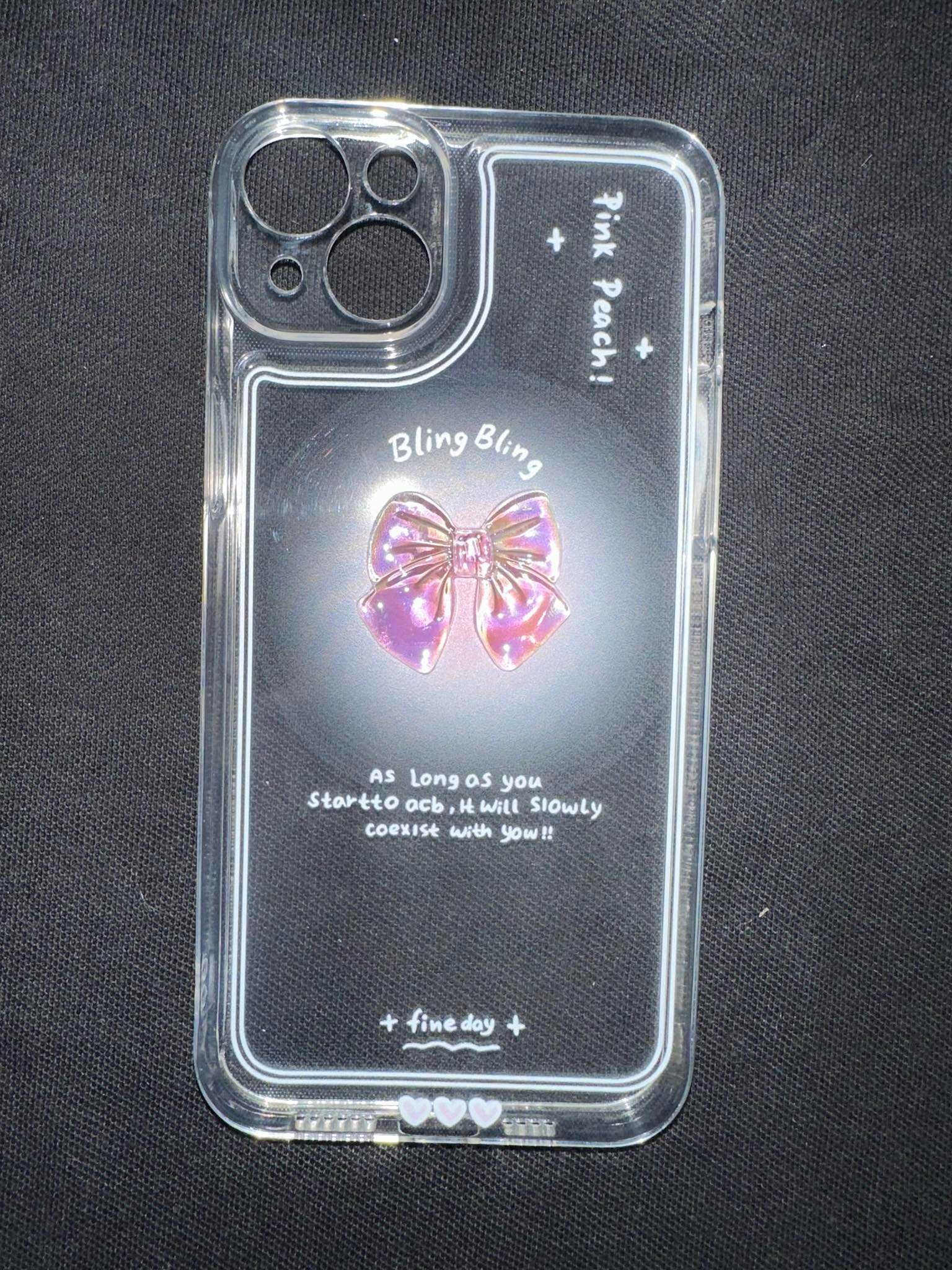 ETUI Iphone 14 plus przezroczyste