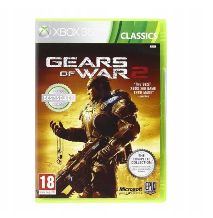 Gears of war 2 X360 Xbox 360 pudełkowa FOLIA