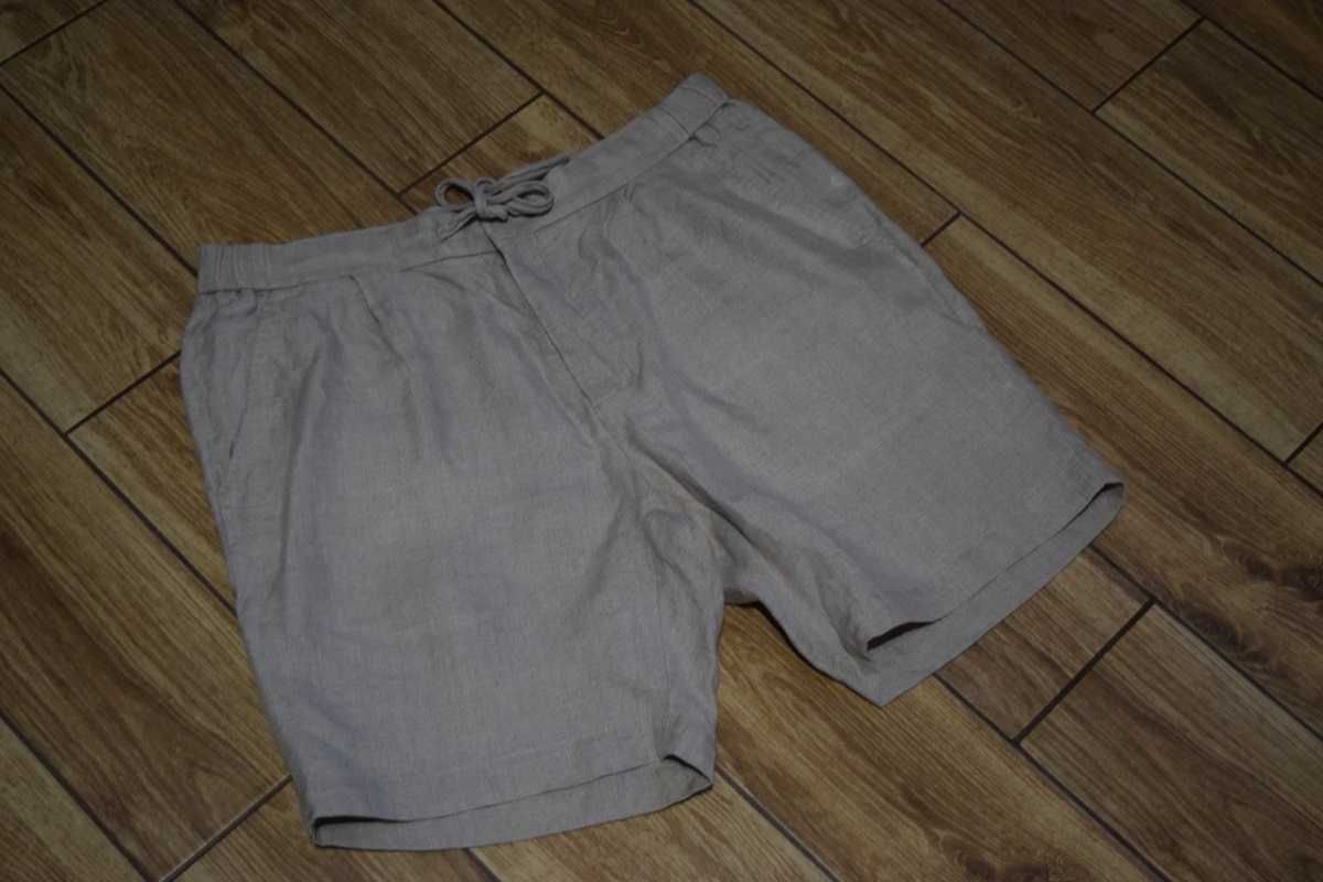 Szorty lniane Suitsupply, rozmiar 52