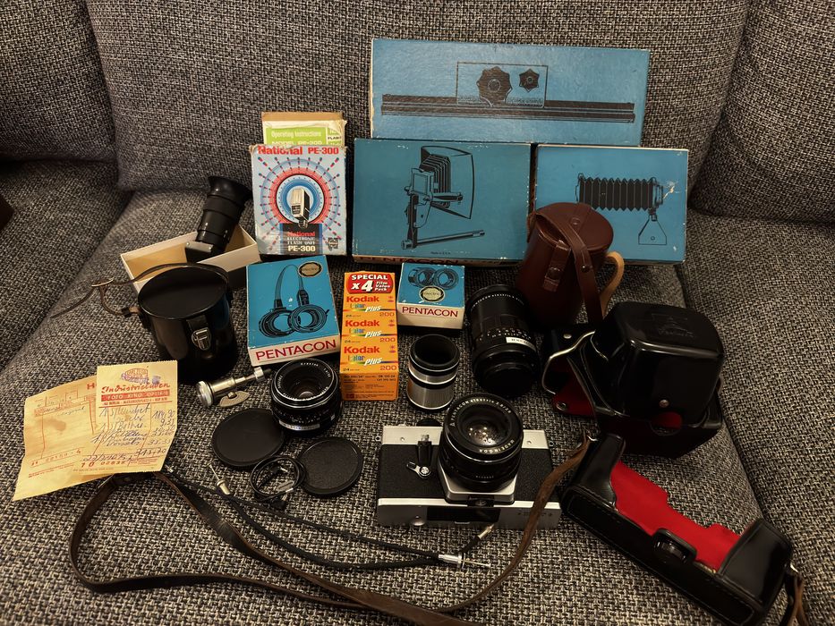 Zestaw fotograficzny PRAKTICA / PENTACON - zestaw kolekcjonerski 100%