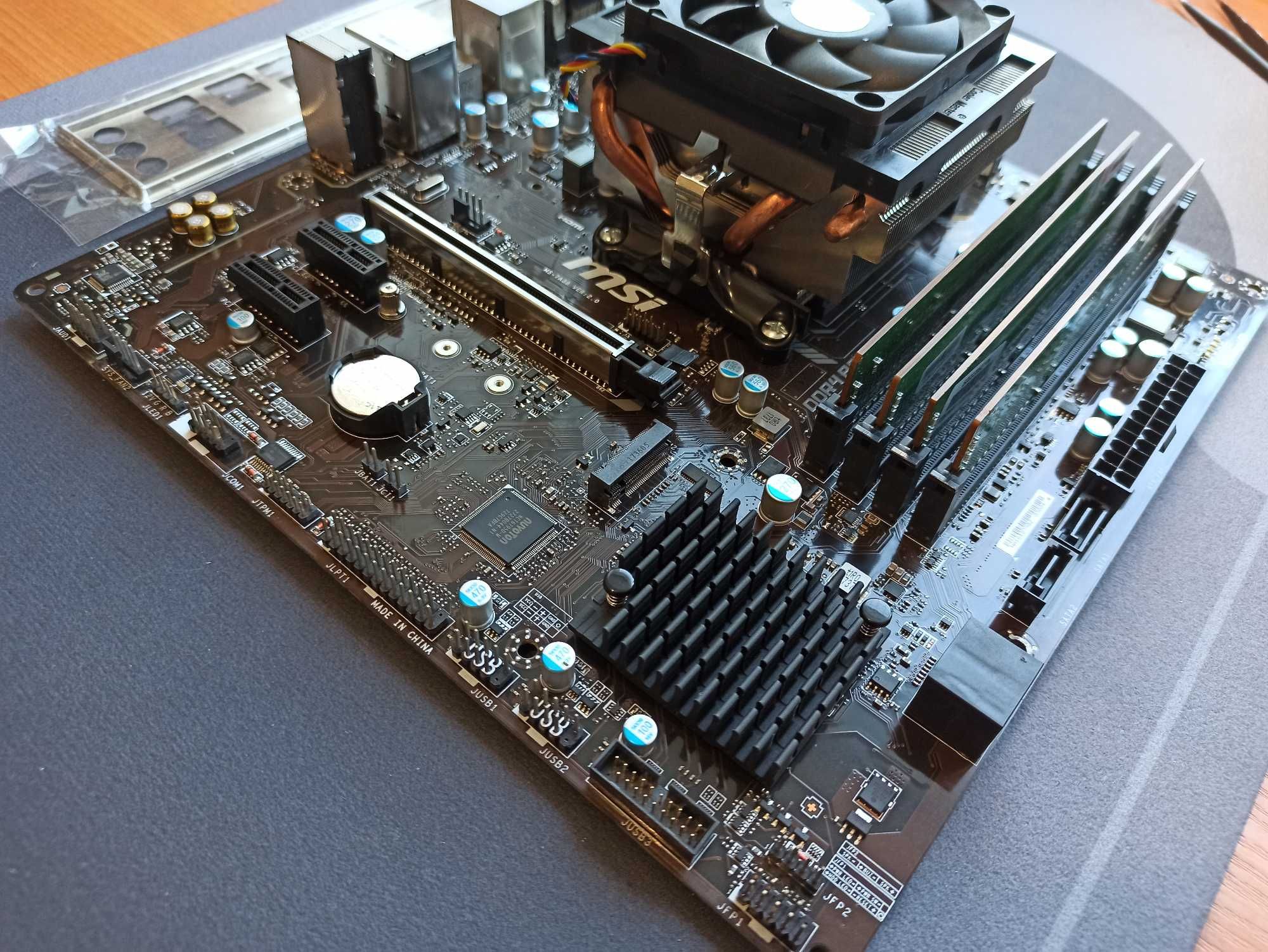 Ігровий комплект Ryzen 5 2600 3.9GHz / MSI B350M Pro-VDH / 32Gb DDR4
