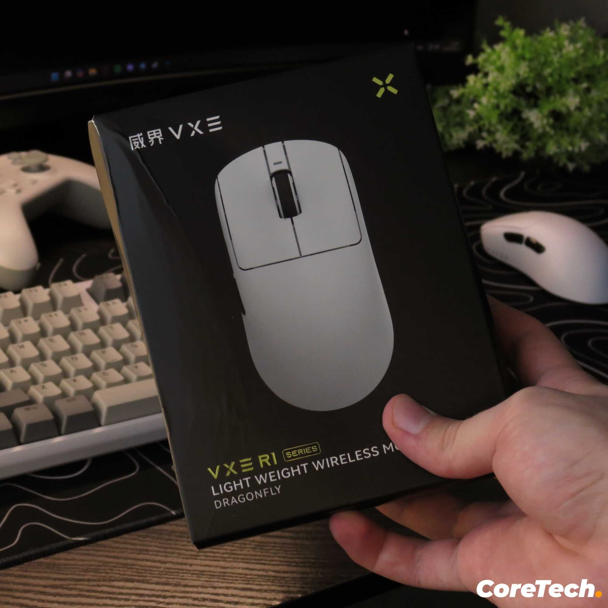 ‼️ГАРАНТІЯ • VGN VXE Dragonfly R1 SE+ • Ігрова миша (White)