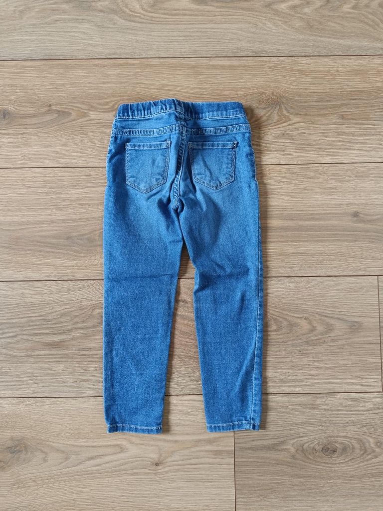 Spodnie jeansowe dziewczęce legginsy jeggins H&M 98
