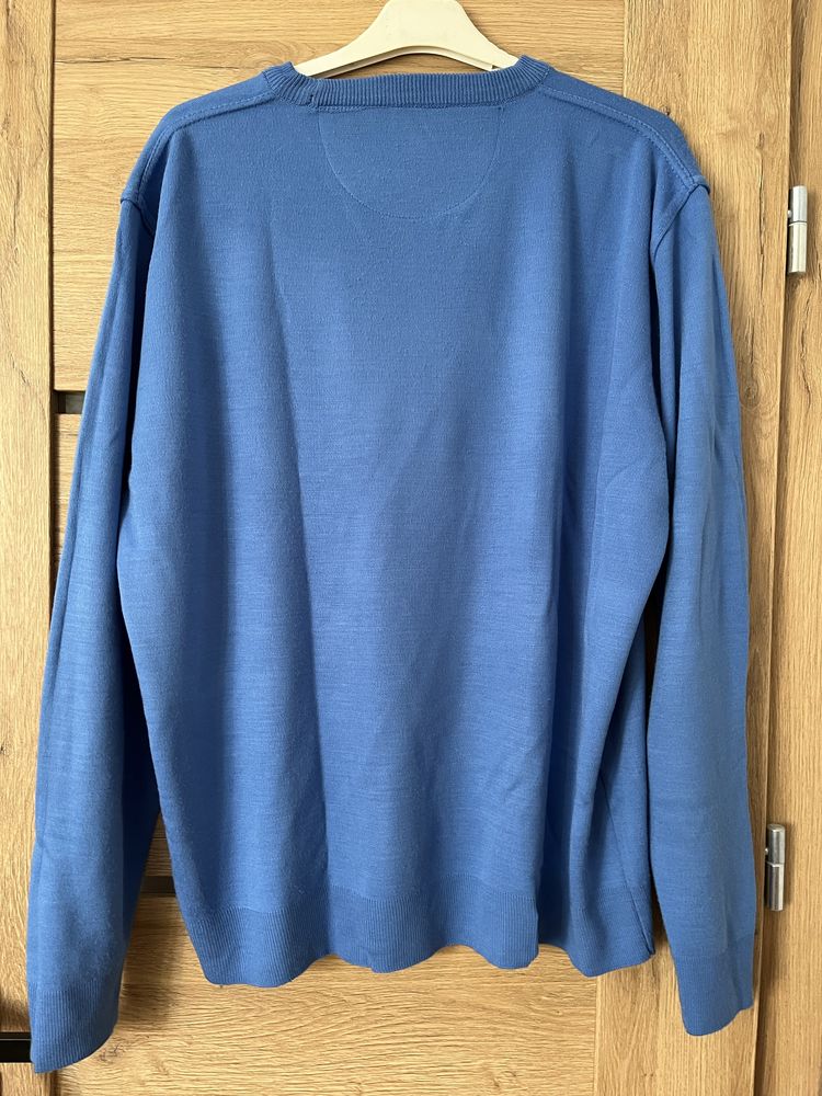 Męski sweter typu polo rozmiar XL