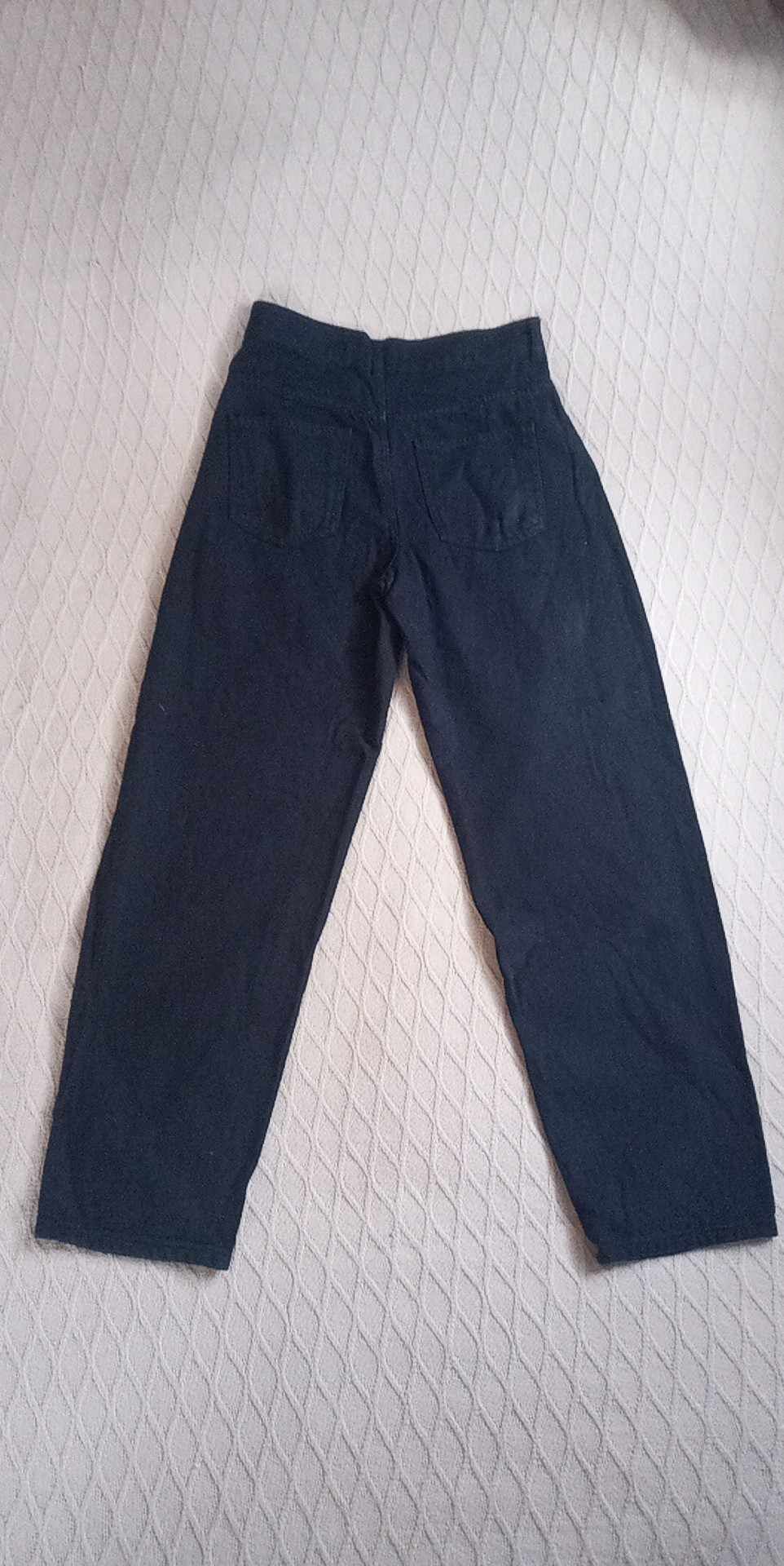 ZARA Emel Jeans granatowe baggy dżinsy r.34