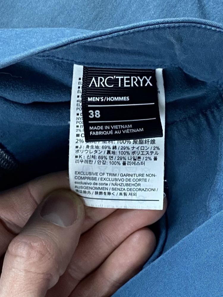 Arc'teryx штаны 38 размер брюки мужские оригинал