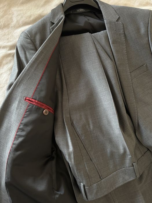 Костюм чоловічий сірий Suvari на випускника