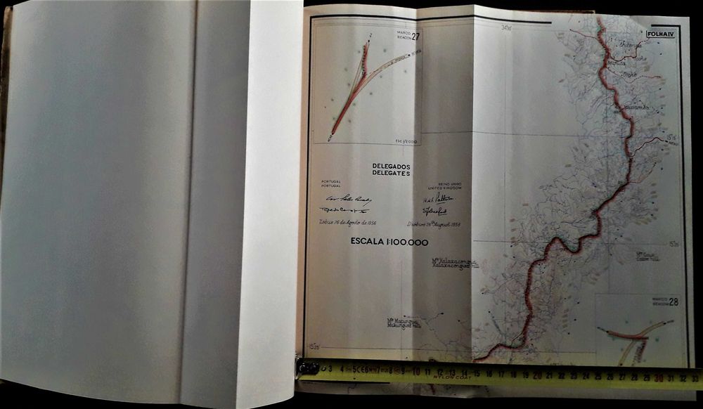 Livro "Fronteira "Moçambique - Niassalandia" - Acordo de 1954