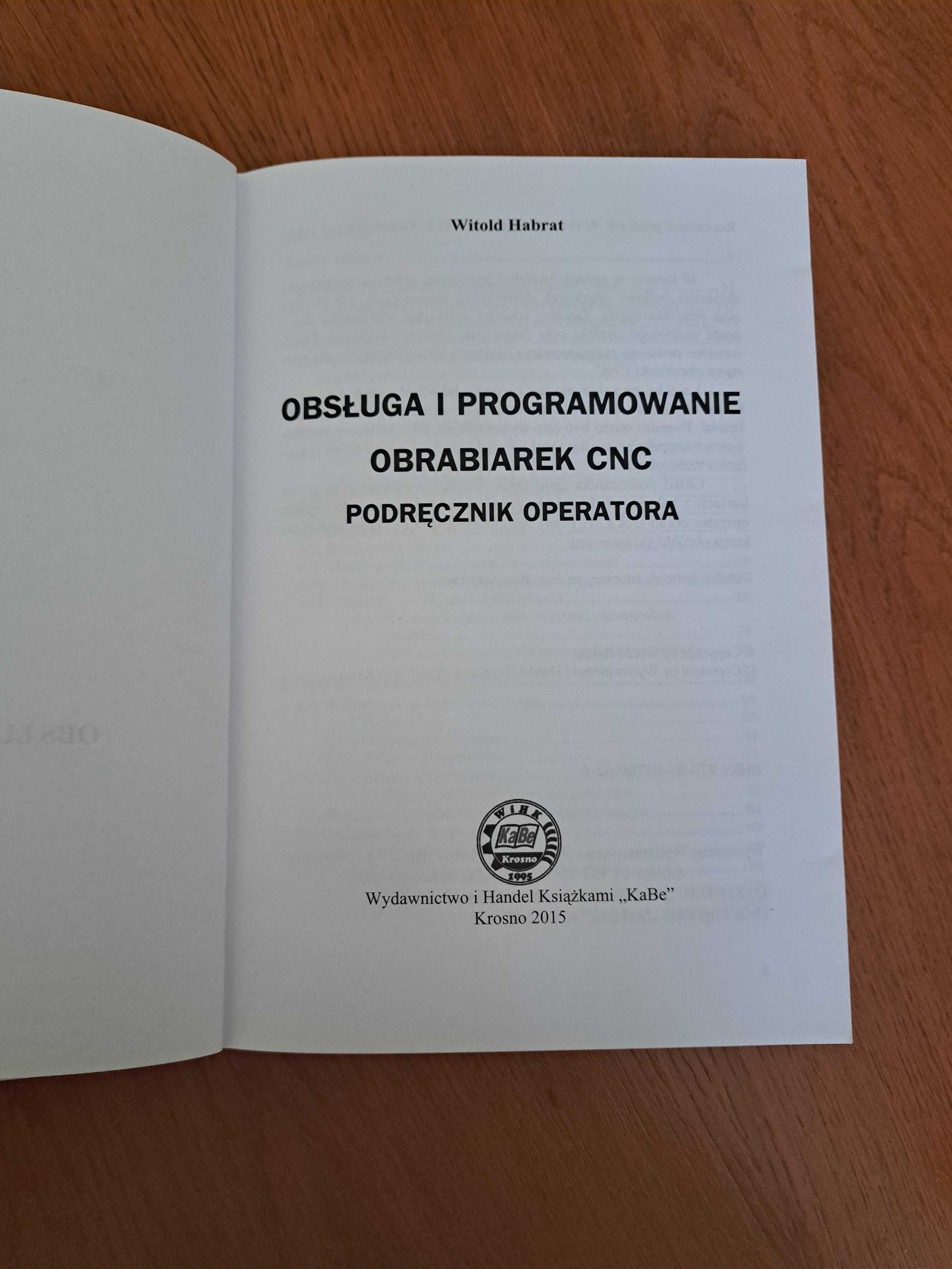 Książka Obsluga i programowanie obrabiarek CNC