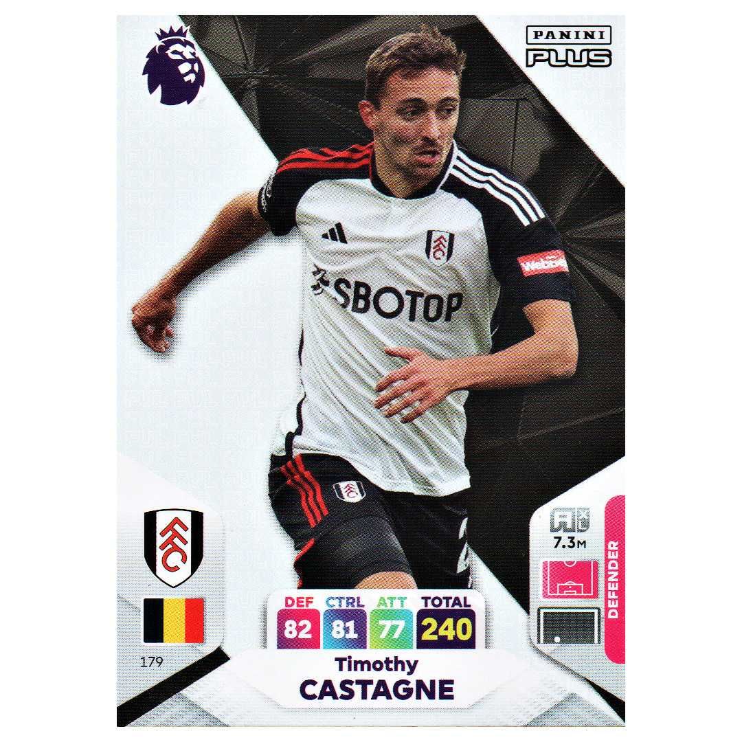 Karta Panini 179 Premier League 2024 Plus Timothy Castagne