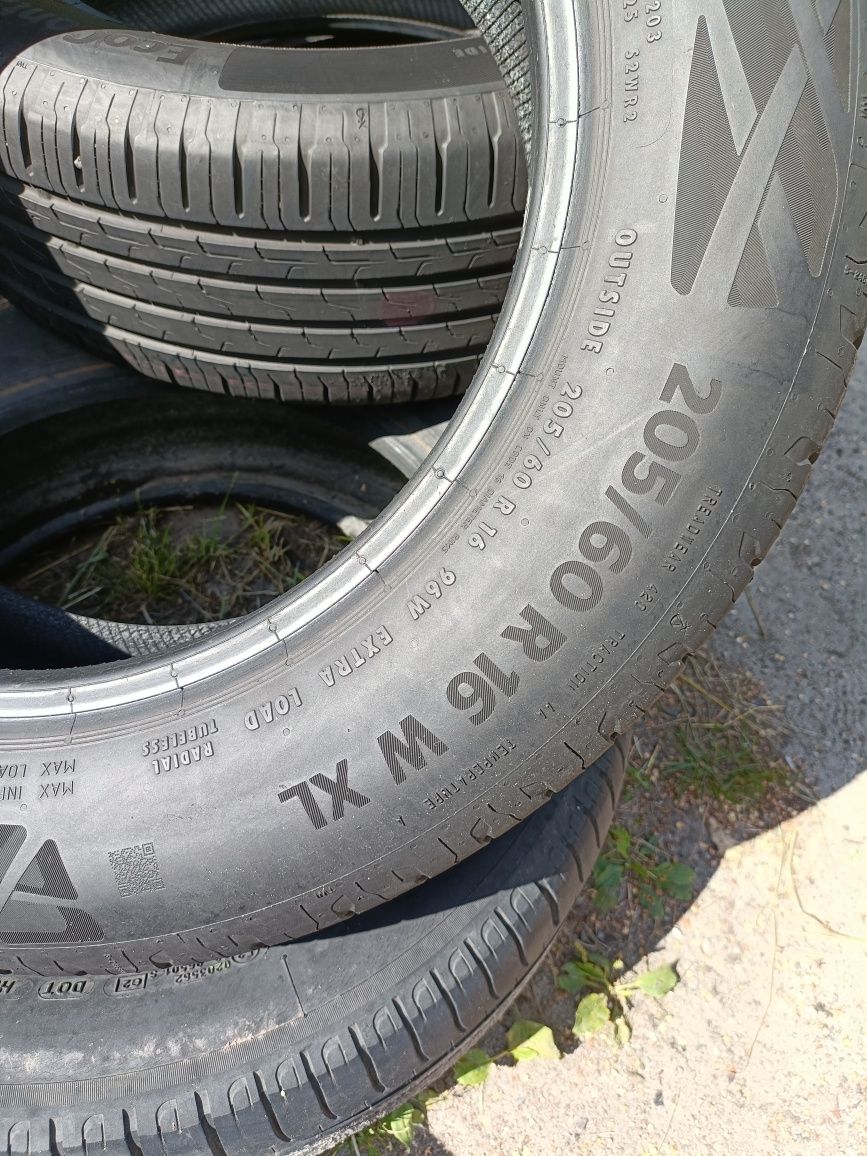 205/60r16 Continental EcoContact 6 z 2020r 5.5mm