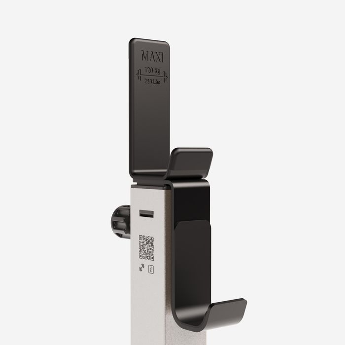 Rack de Musculação de 120 kg Ultracompacto e Dobrável em 2