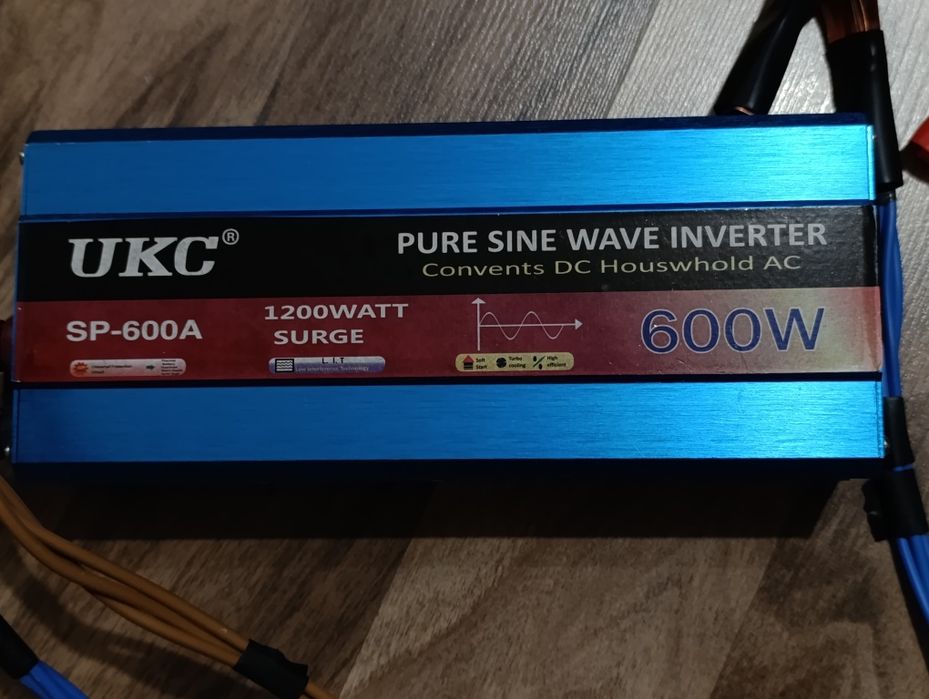 Інвертор UKC sp-600a 12 вольт инвертор