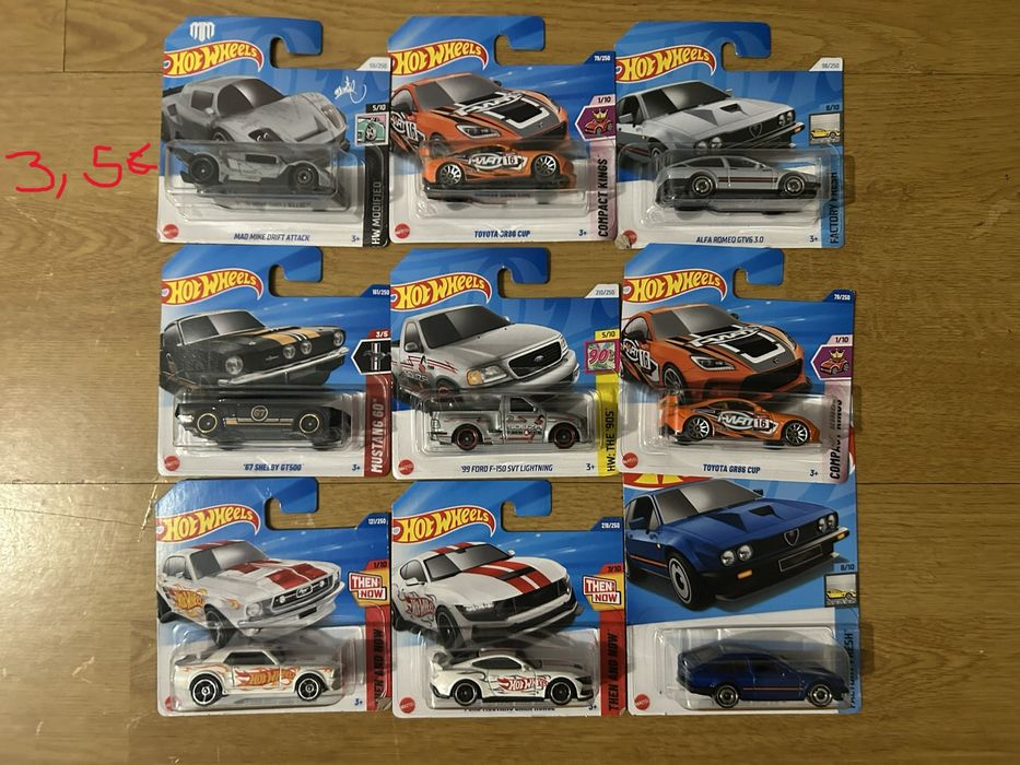 Hotwheels diversos mainline aveiro