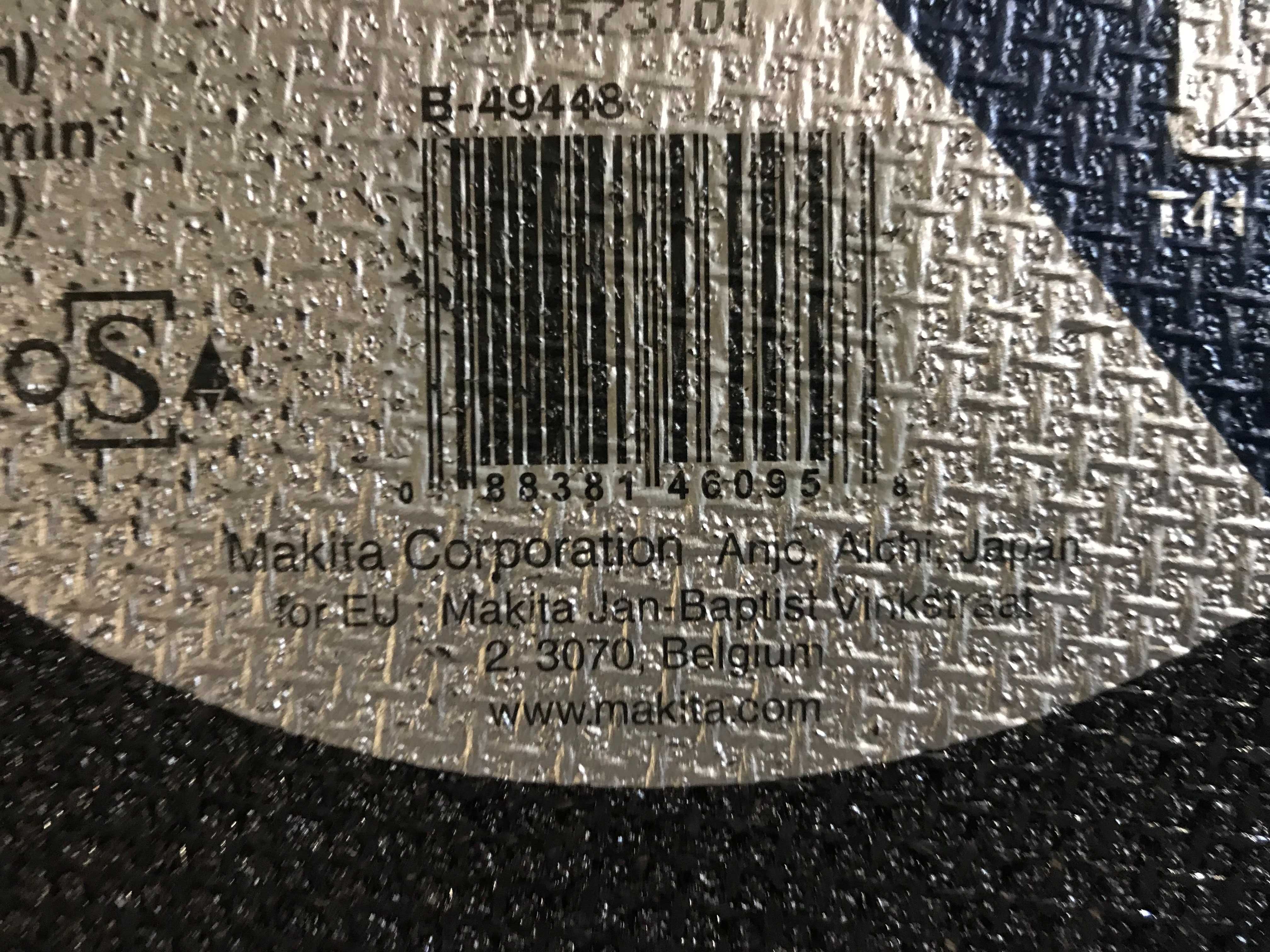 Відрізні диски Makita B-49448  по металу 355 х 2.5 х 25.4 мм,5 шт.
