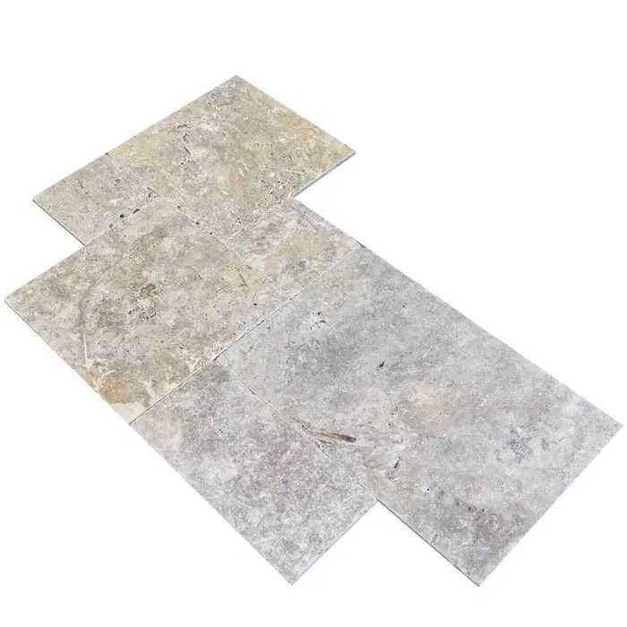 Trawertyn Silver-Ash (komplet)- bębnowany (0,742 m2)
