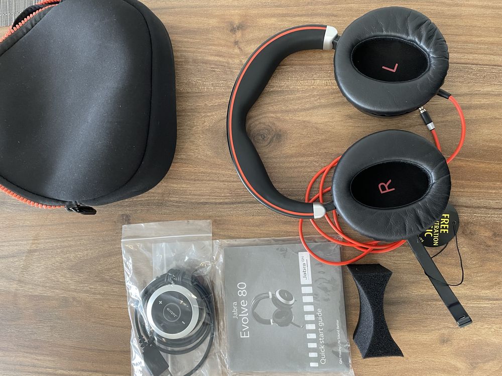 Jabra Evolve 80 Headset / Novos