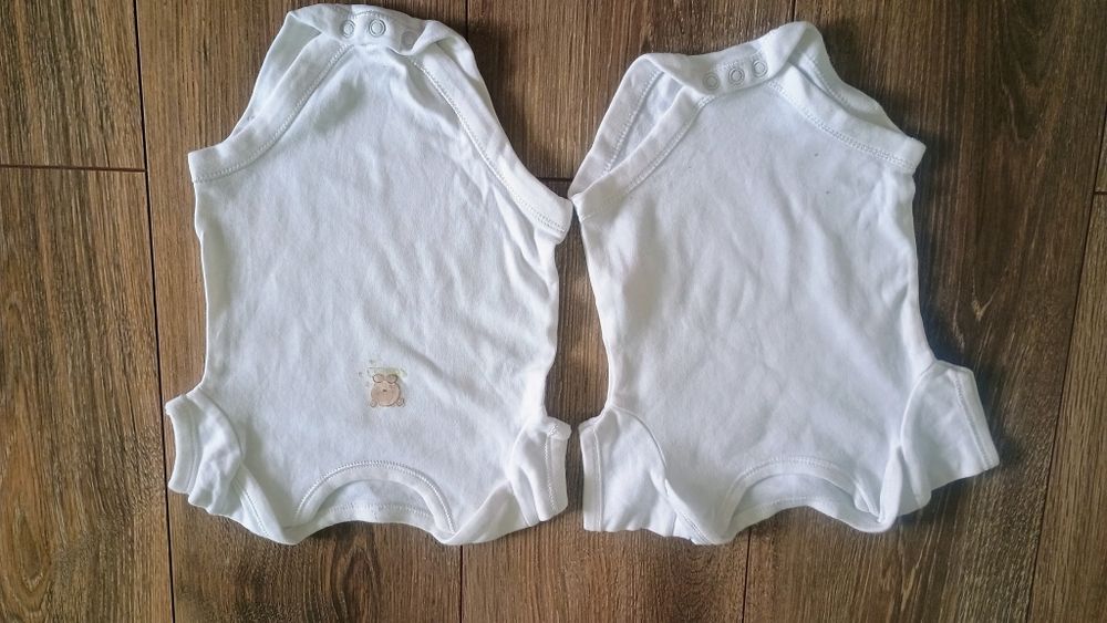 Białe body z krótkim rękawem