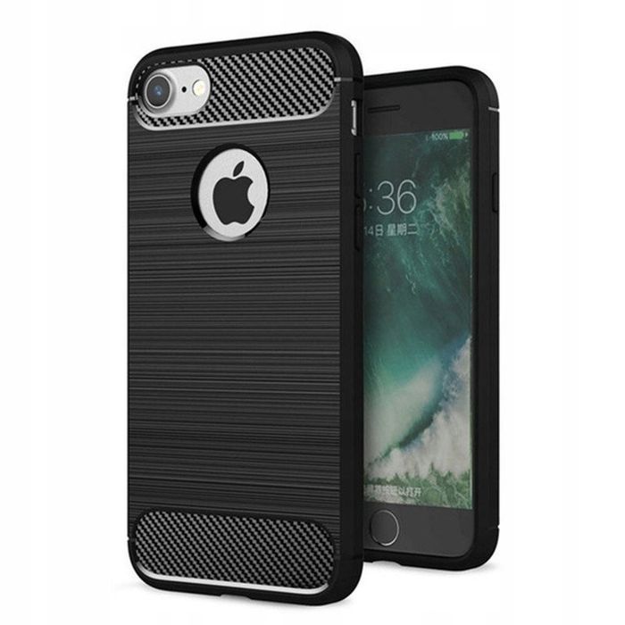 Etui Plecki Case Carbon Iphone 6\6S Plus Czarny