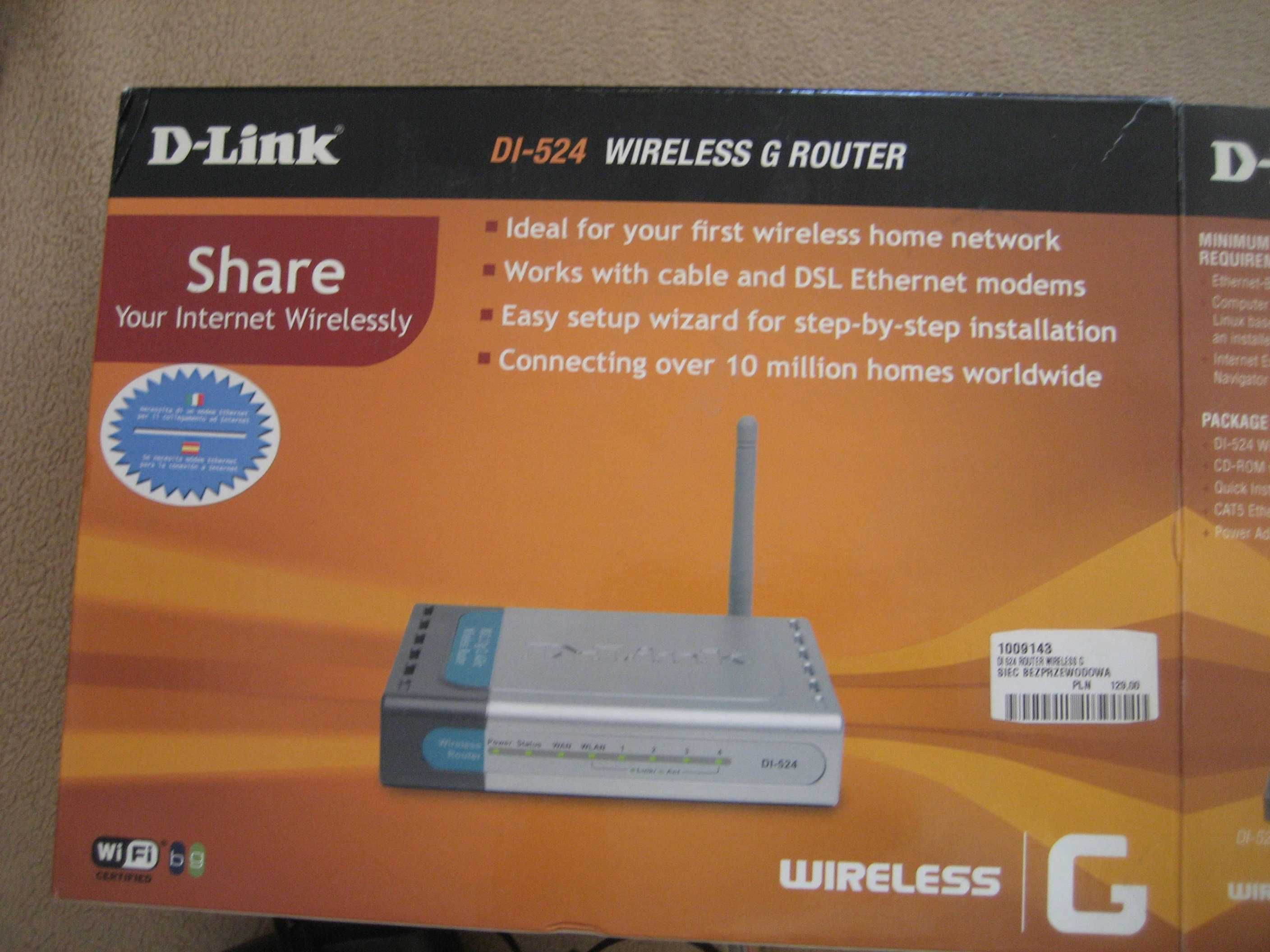 D-link - router do internetu
