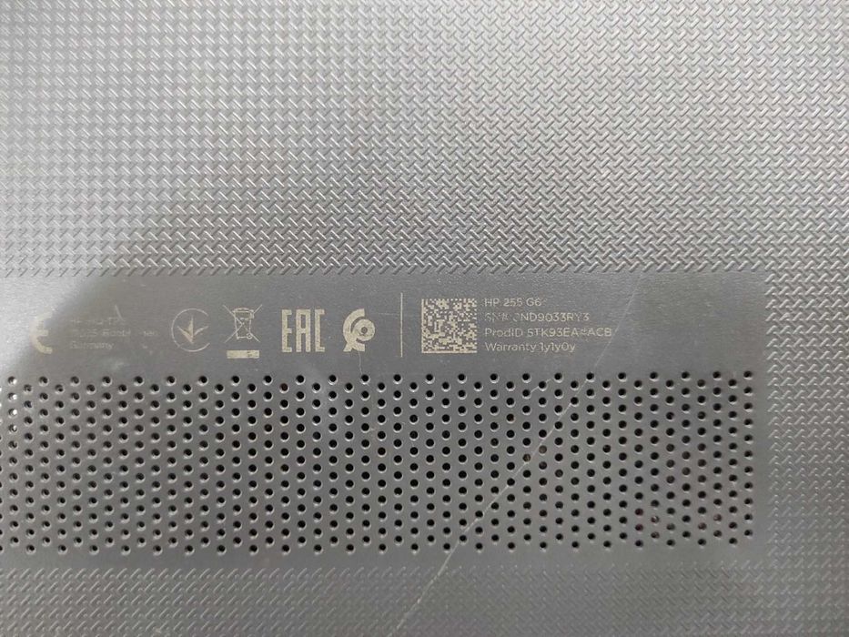 Ноутбук HP 255 G6 (5TK93EA) AMD A6-9225 2.6-3.0 ГГц/RAM 8ГБ/HDD 500ГБ