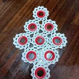 Naperons em renda para cozinha feitos à mão *