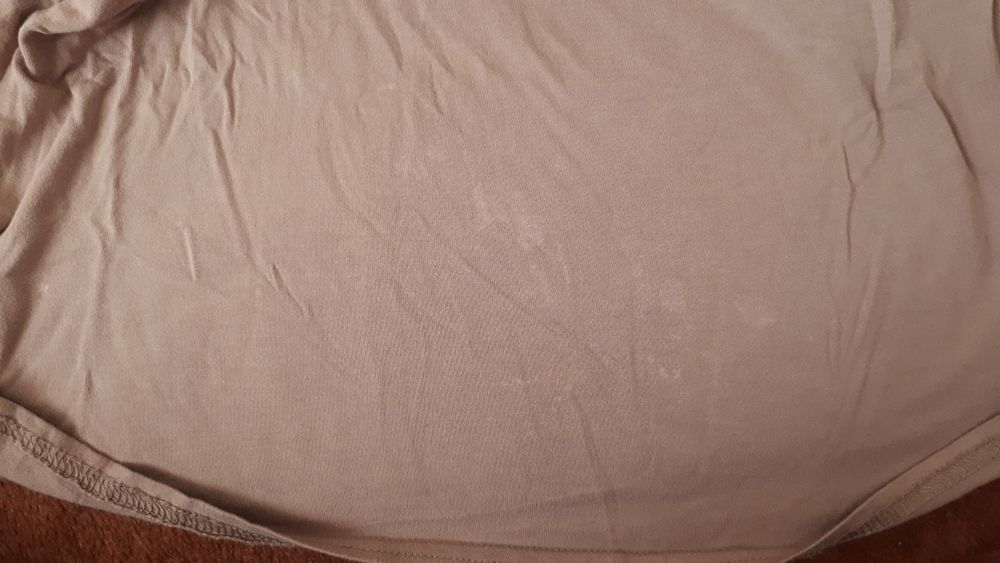 Spódnica maxi długa kieszenie beżowa M/L