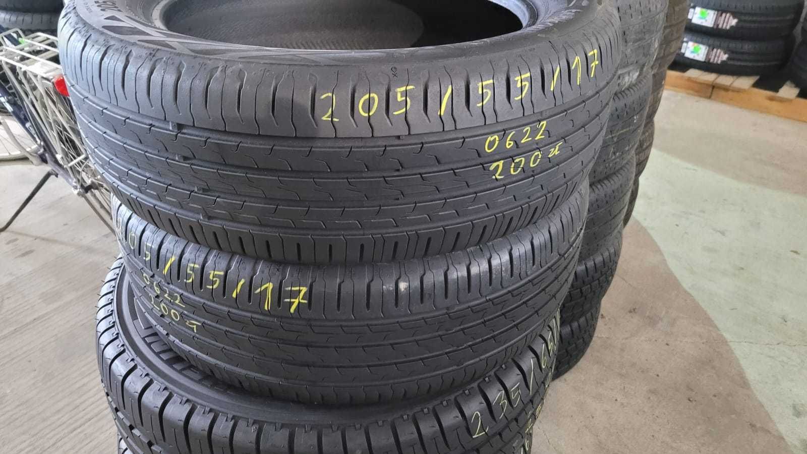 Opony 205/55 R17 Lato Continental bieżnik 5,6mm DOT0622