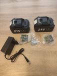 2x Makita 6Ah obudowa akumulatora baterii + ładowarka