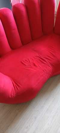 Mini Sofa czerwona mlodziezowa