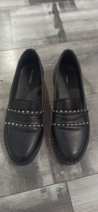 Кожаные Лоферы туфли новые