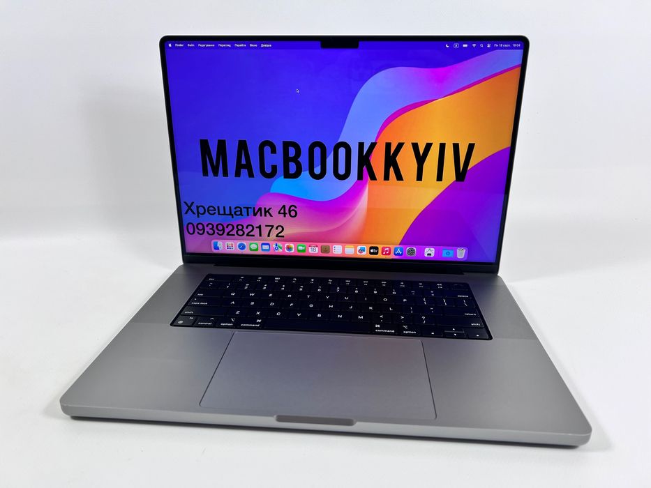 MacBook Pro 16 2021 M1 Pro 16 / 512 Space Gray 16GPU МАГАЗИН ГАРАНТІЯ