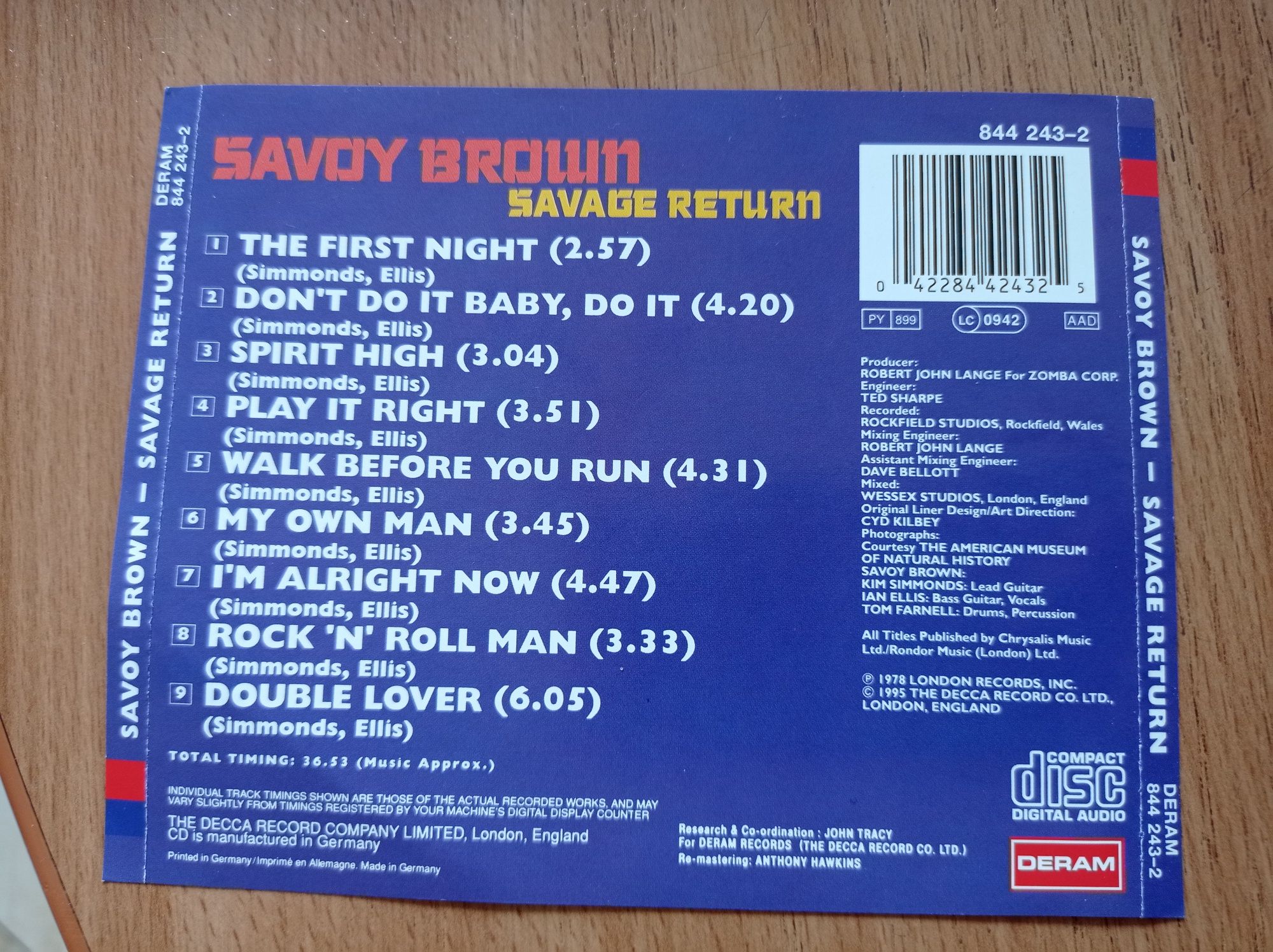 Savoy Brown - Savage return