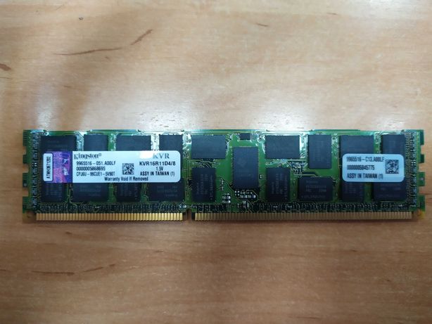 Kingston 8 GB DDR3 1600 MHz (KVR16R11D4/8)