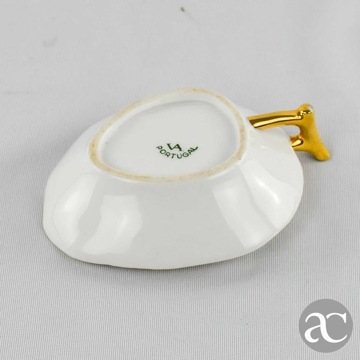 Aneleira / covilhete em forma de folha Porcelana Vista Alegre