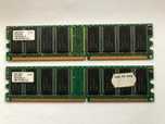 Pamięć RAM 2 Szt. hynix DDR PC 2100U 128MB do komputera stacjonarnego