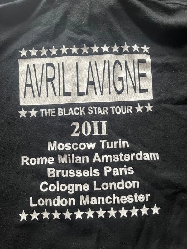 Avril Lavigne 2011 The Black Star Tour bluza