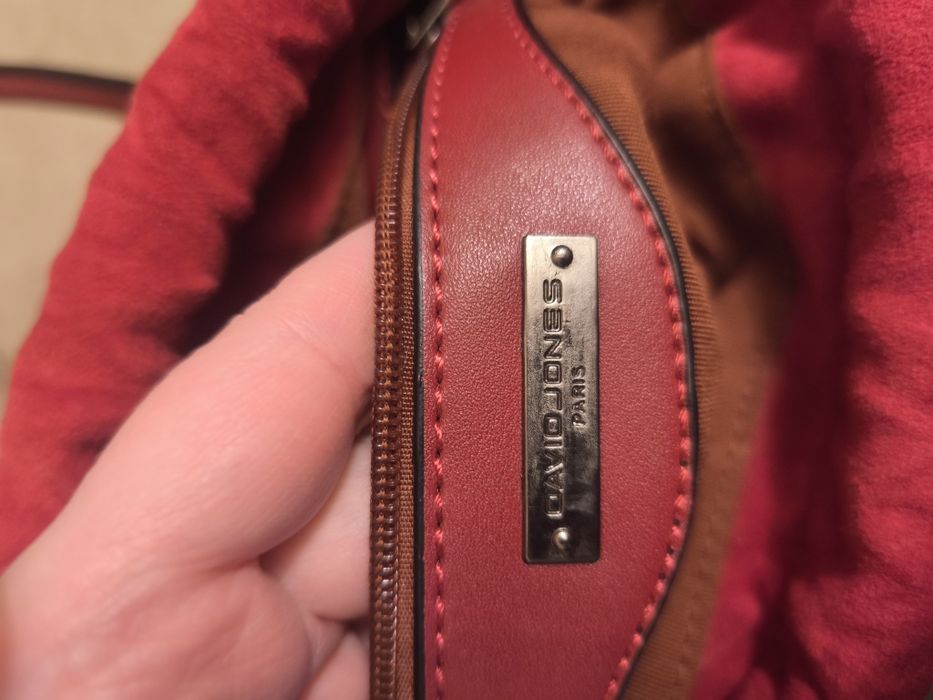 Сумка женская красная