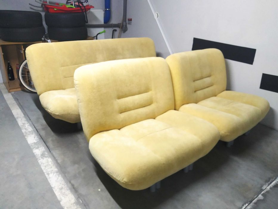 Kanapa rozkładana + 2 fotele – komplet wypoczynkowy