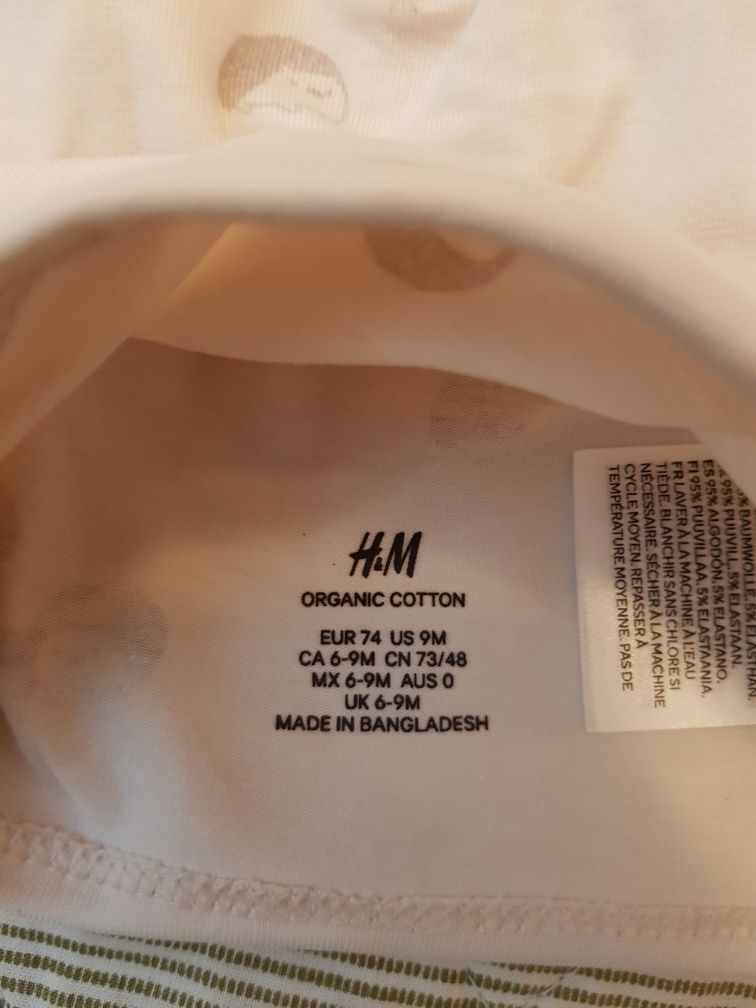 Czapeczka roz.74/6-9 miesięcy/H&M