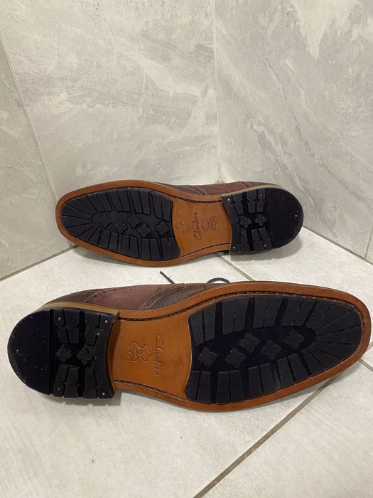 Чоловічі оксфорди Clarks Penton шкіра India 42 туфлі