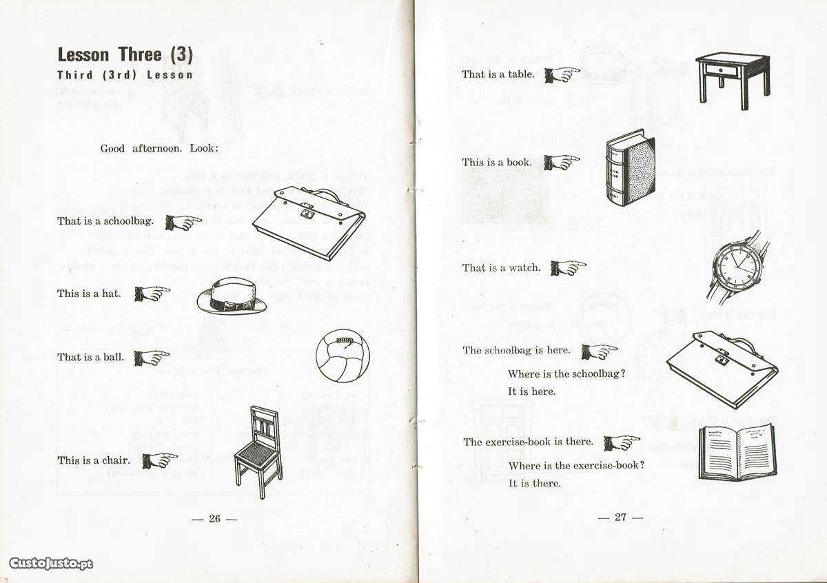 Livro de Inglês do antigo 3 ano liceal - anos 60