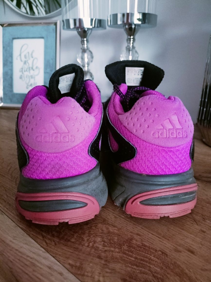 Buty adidas duramo 5  czarne różowe 40 i 2/3
