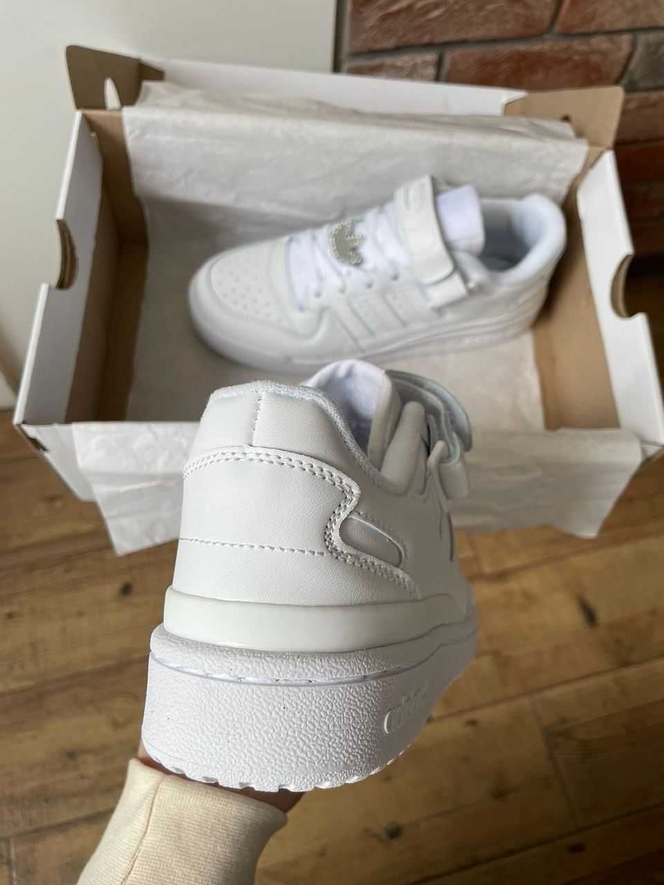 Жіночі Adidas Forum Low White  Оплата при отриманні. Розміри 36-40р.