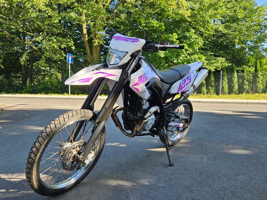 Yamaha wr 125 a1 b1 Leo Vince Zadbana Biała Idelana