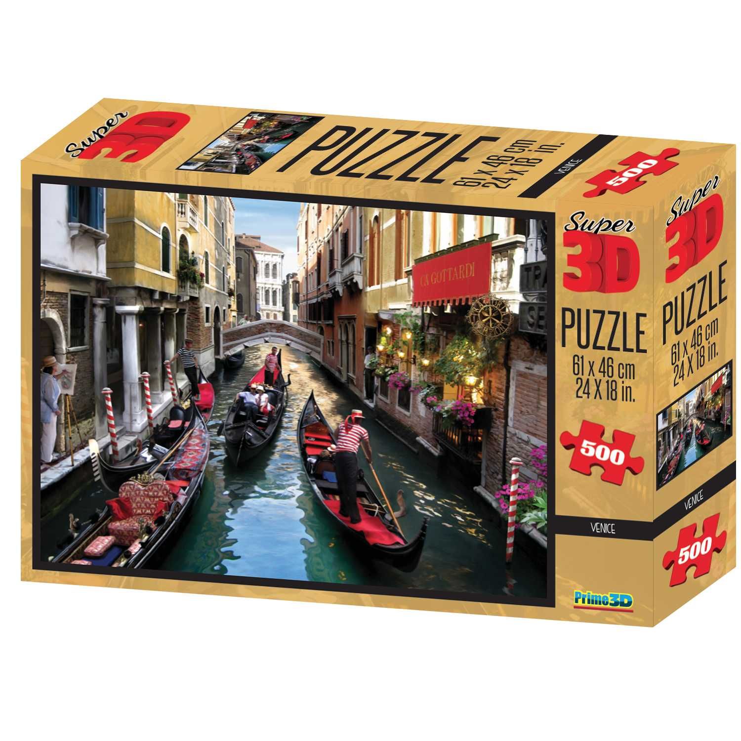 Incrível puzzle quebra-cabeça 3D Howard Robinson Venice 500 peças