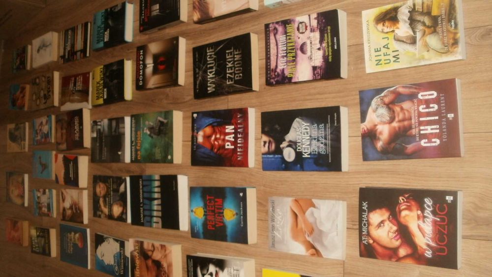 Duży zestaw książek - Miłoszewski, Wiśniewski, Krajewski i inni