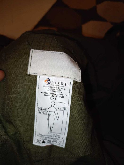 mundur polowy wz. 2010 wzór 123 up/mon